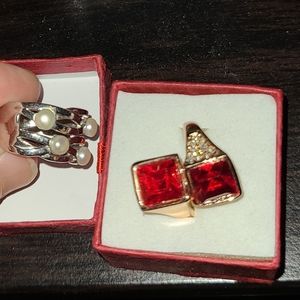 2 rings approximately size 6 custom jewelry